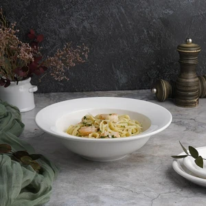 Тарелка глубокая 500 мл d 21 см h6,5 см белая фарфор P.L. Proff Cuisine [4]