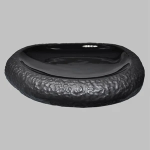 Блюдо овальное 28*22 см h6 см Organic Black P.L. Proff Cuisine [3]