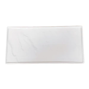 Блюдо прямоугольное 25*12 см h1,3 см Relief белое фарфор P.L. Proff Cuisine [1]