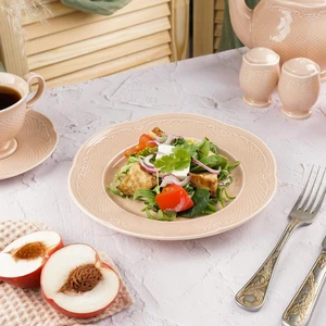 Тарелка d 23 см h2,3 см Aristocrat Peach Tea Noble [6]