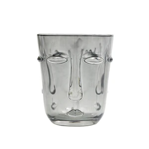 Стакан Олд Фэшн 300 мл "Face" серый d 8,4 см h9,8 см P.L. - BarWare [6]