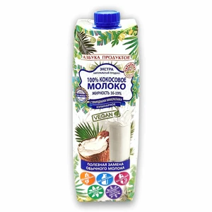 Кокосовое молоко (100%) 1л жирность 16-19% Вьетнам [1]