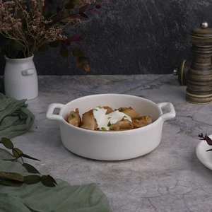 Бульонница 550 мл d 15,8 см h4,5 см с ручками белая фарфор P.L. Proff Cuisine [5]