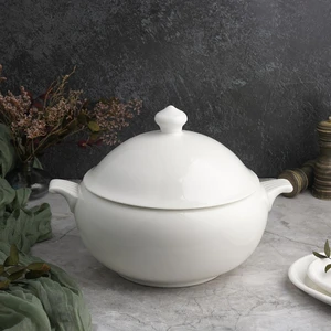 Супница 3 л d 25 см h22 см белая фарфор P.L. Proff Cuisine [1]