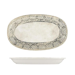 Блюдо овальное 24*14,5 см h3 см Rug By Bone Innovation [bb] [6]