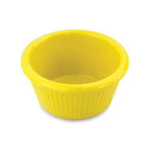 Соусник  80 мл d 7,9 см h4 см круглый пластик желтый P.L. Proff Cuisine