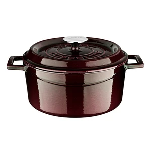 Кастрюля  4,4 л 24*12,5 см чугун с крышкой ИНДУКЦИЯ Majolica Mor LAVA