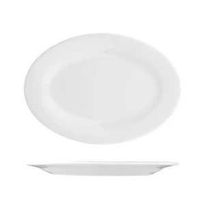Блюдо овальное 30*21 см белое фарфор P.L. Proff Cuisine [4]