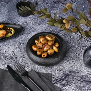 Блюдо круглое d 15 см h4 см Black Raw Stellar P.L. Proff Cuisine [4]