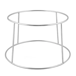 Подставка фуршетная стойка d 27,5/32 см h19 см круглая прут нерж. P.L. Proff Cuisine