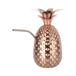Стакан для коктейля "Ананас" 540 мл d 9,4 см h19,2 см нерж. "Vintage-Bronze" P.L. Proff Cuisine