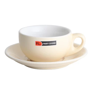 Чайная пара 220 мл бежевая d 9,8 см h5,5 см Barista (Бариста) P.L. Proff Cuisine [6]