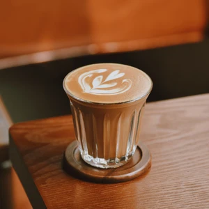 Чашка 220 мл кофейная без ручки ZINC Barista d 9,1 см h8,6 см стекло P.L. Barbossa [1] 