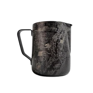 Питчер молочник 600 мл "Black Pattern" Coffee Classic Color d 9,3 см h11,2 см черный нерж. Barbossa